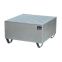 Auffangwanne 2002 mit Gitterrost, 800×800×460 mm, verzinkt
