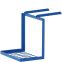 Kannenträger für Fasslagerregale, 330×230×347 mm, RAL 5010 Enzianblau