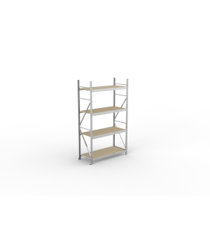 Weitspannregal Grundregal 2500×1400×650 mm, 600 kg Fachlast 