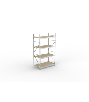 Weitspannregal Grundregal 2500×1400×800 mm, 600 kg Fachlast 