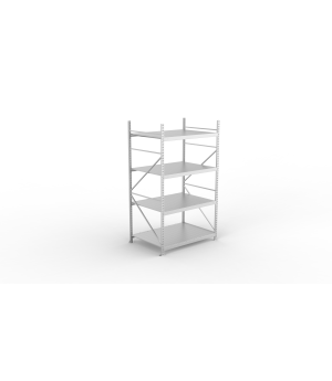 Weitspannregal Grundregal 2500×1400×1050 mm, 600 kg Fachlast