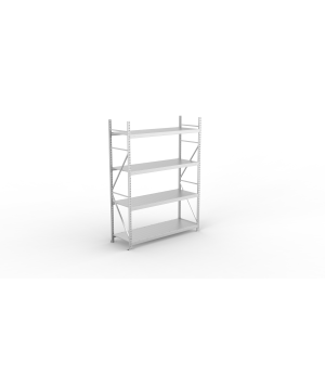 Weitspannregal Grundregal 2500×1800×650 mm, 600 kg Fachlast 