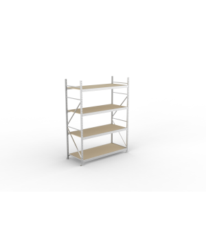 Weitspannregal Grundregal 2500×1800×800 mm, 600 kg Fachlast 