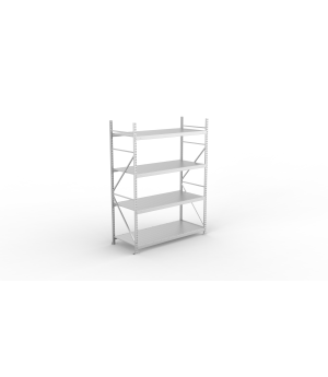 Weitspannregal Grundregal 2500×1800×800 mm, 600 kg Fachlast 