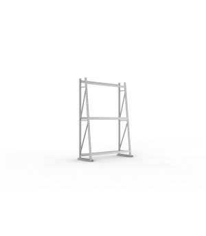 Profillagerregal Grundregal 2200×1400×500 mm, 50 kg Fachlast – META