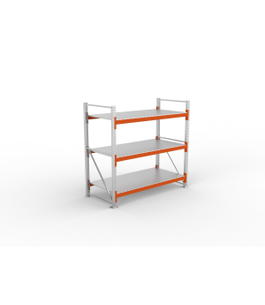 Großfachregal Grundregal 2200×2700×800 mm, 2.400 kg Fachlast – META