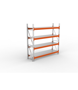 Großfachregal Grundregal 2700×2700×800 mm, 2.400 kg Fachlast – META