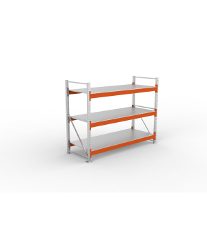 Großfachregal Grundregal 2200×2700×1100 mm, 2.400 kg Fachlast – META