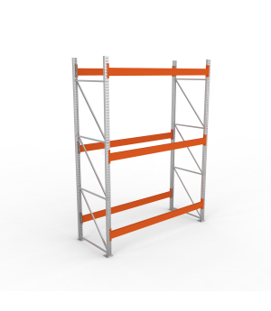 Gefahrstoffregal Grundregal 3800×2700×1100 mm, 2.930 kg Fach