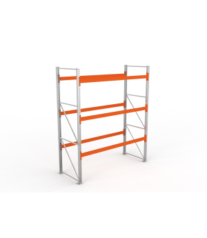 Palettenregal Grundregal 3300×2700×1100 mm, 12 Stellplätze, 