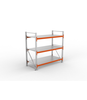 Großfachregal Grundregal 2200×2225×1100 mm, 1.900 kg Fachlast – META