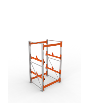 Kabeltrommelregal Grundregal 2200×1100×1100 mm, 1.000 kg Fac