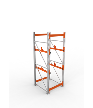 Kabeltrommelregal Grundregal 2700×900×1100 mm, 1.000 kg Fach
