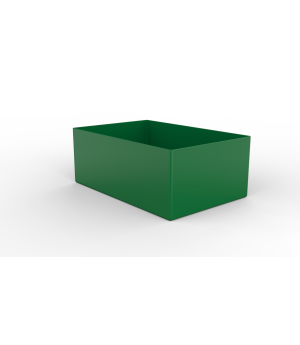 Einsatzkasten für Schubladen 108×162 mm grün – META CLIP