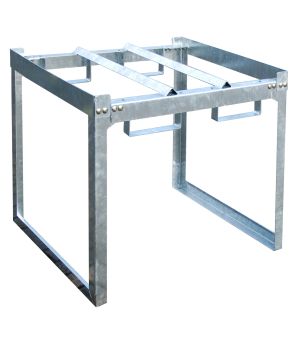 Fass- und Kleingebinderegal FRE-1/M, 920×785×805 mm