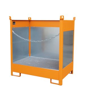 Fass-Stapelpalette FSP-2 G, für 2 Fässer (200 l), 1400×910×1