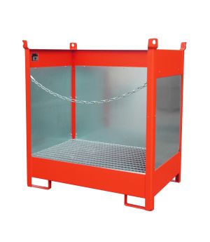 Fass-Stapelpalette FSP-2 G, für 2 Fässer (200 l), 1400×910×1