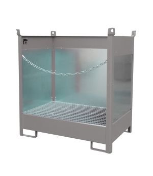 Fass-Stapelpalette FSP-2 G, für 2 Fässer (200 l), 1400×910×1