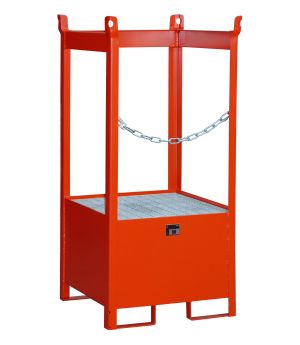 Fass-Stapelpalette FSP-1, für 1 Fass (200 l), 750×750×1590 m