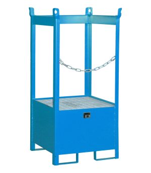 Fass-Stapelpalette FSP-1, für 1 Fass (200 l), 750×750×1590 m