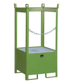 Fass-Stapelpalette FSP-1, für 1 Fass (200 l), 750×750×1590 m
