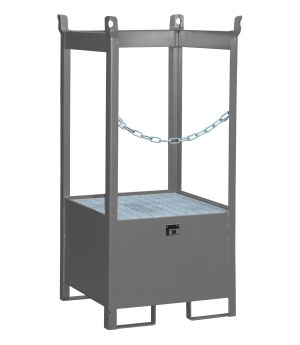 Fass-Stapelpalette FSP-1, für 1 Fass (200 l), 750×750×1590 m