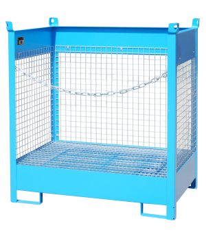 Fass-Stapelpalette FSP-2 D, für 2 Fässer (200 l), 1400×910×1