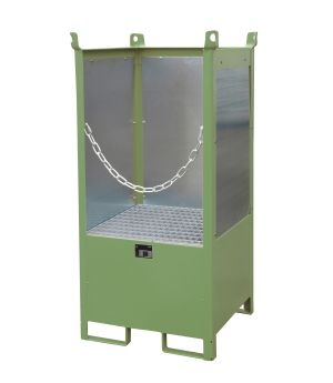 Fass-Stapelpalette FSP-1 G, für 1 Fass (200 l), 750×750×1590