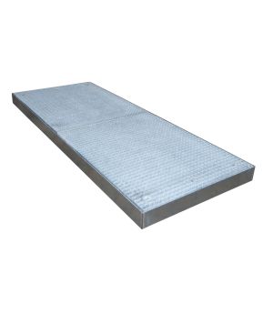 Bodenschutzwanne 223 l, 2500×1000×123 mm, Stahl verzinkt, mi