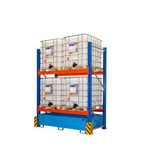 Umweltregal UR-G 2200, 2400×1300×3000 mm, 1000 l Auffangvolu