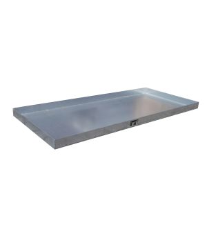 Auffangwanne 30 l, 1390×600×60 mm, Stahl verzinkt