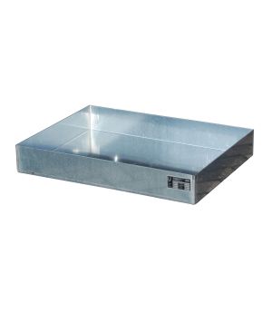 Auffangwanne 45 l, 800×600×120 mm, Stahl verzinkt