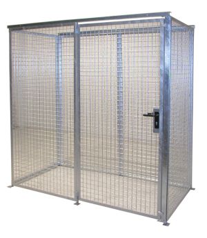 Gasflaschen-Container GFC-M1, für 32 Gasflaschen, 2100×1085×