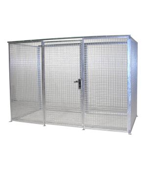 Gasflaschen-Container GFC-M4, für 78 Gasflaschen, 3100×1500×