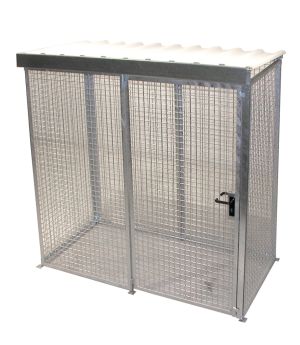 Gasflaschen-Container GFC-M1/D, für 32 Gasflaschen, 2100×108