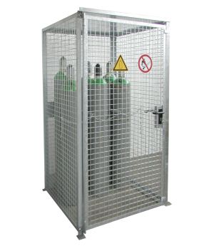 Gasflaschen-Container GFC-M0/D, für 16 Gasflaschen, 1085×108