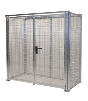 Gasflaschen-Container GFC-M1-DF, für 32 Gasflaschen, 2100×10