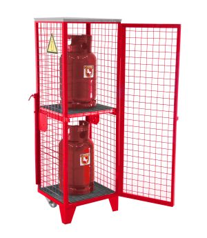 Gasflaschen-Depot GFD-R 2, 575×500×1580 mm