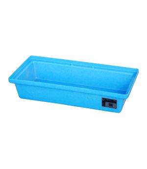 Auffangwanne 30 l, 800×400×170 mm, Polyethylen (PE), Blau