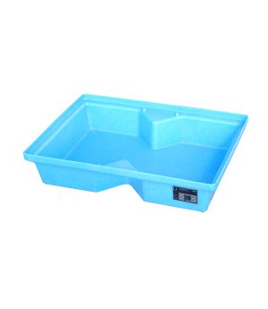 Auffangwanne 40 l, 800×605×170 mm, Polyethylen (PE), Blau