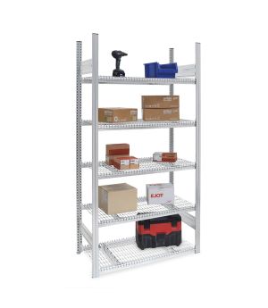 Drahtgitterbodenregal Grundregal ORION PLUS, 2.000×1.000×800 mm, verzinkt
