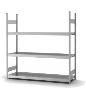 Großfachregal Grundregal ORION PLUS, 2.000×2.000×500 mm, verzinkt