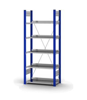 Aktenregal Grundregal ORION PLUS, 1.750×750×300 mm, verzinkt