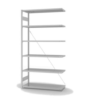 ESD-Regal Anbauregal ORION PLUS, 2.500×1.300×500 mm, esd