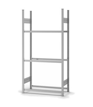 Reifenregal Grundregal ORION PLUS, 2.000×1.000×400 mm, verzinkt