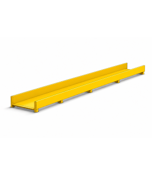 Blechwanne für Langgut-Auszugregal 2900 x 720 x 100 mm | MPC-290-72X10