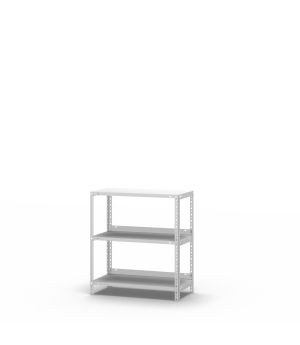 Aktenregal Grundregal WR, 800×750×300 mm, lichtgrau