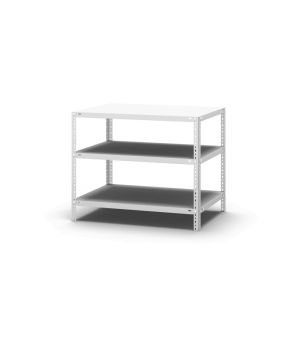 Fachbodenregal Grundregal WR, 800×1.000×600 mm, lichtgrau