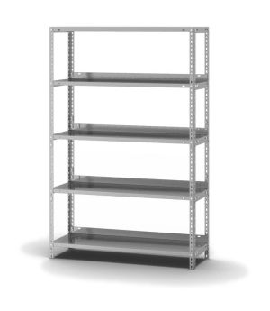 Aktenregal Grundregal WR, 1.500×1.000×300 mm, verzinkt