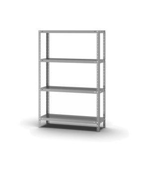 Fachbodenregal Grundregal WR, 1.500×1.000×300 mm, verzinkt